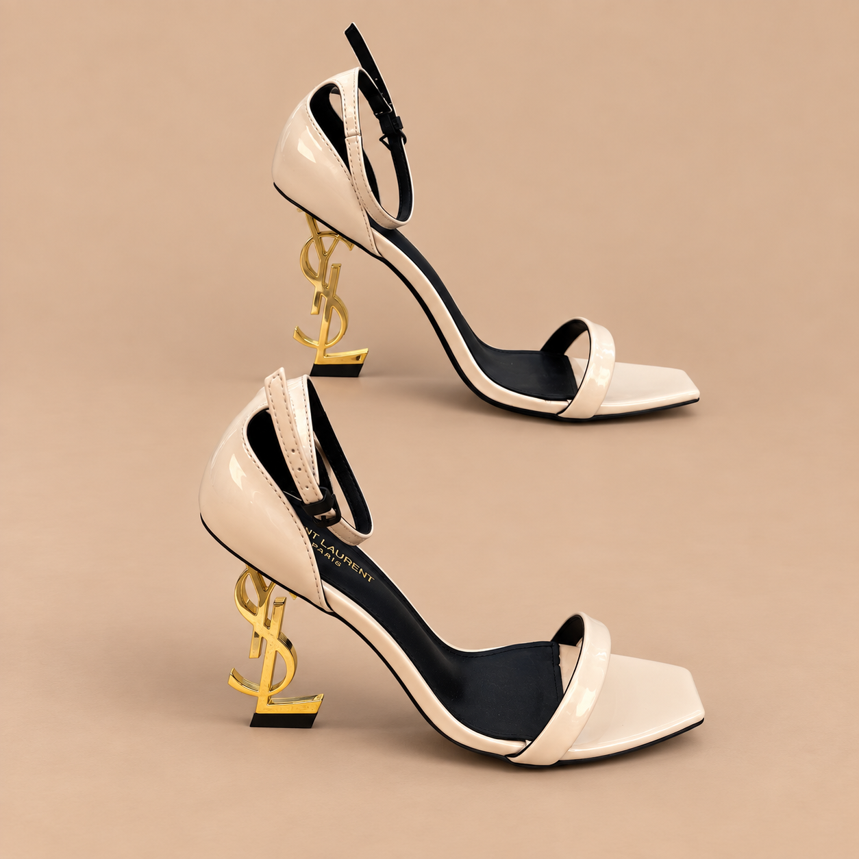 كعب Ysl opuim — Blanc caissé — 3