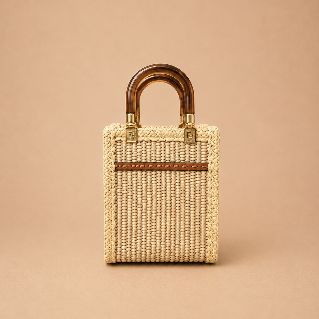 Fendi mini sunshine — Marron,beige — 2
