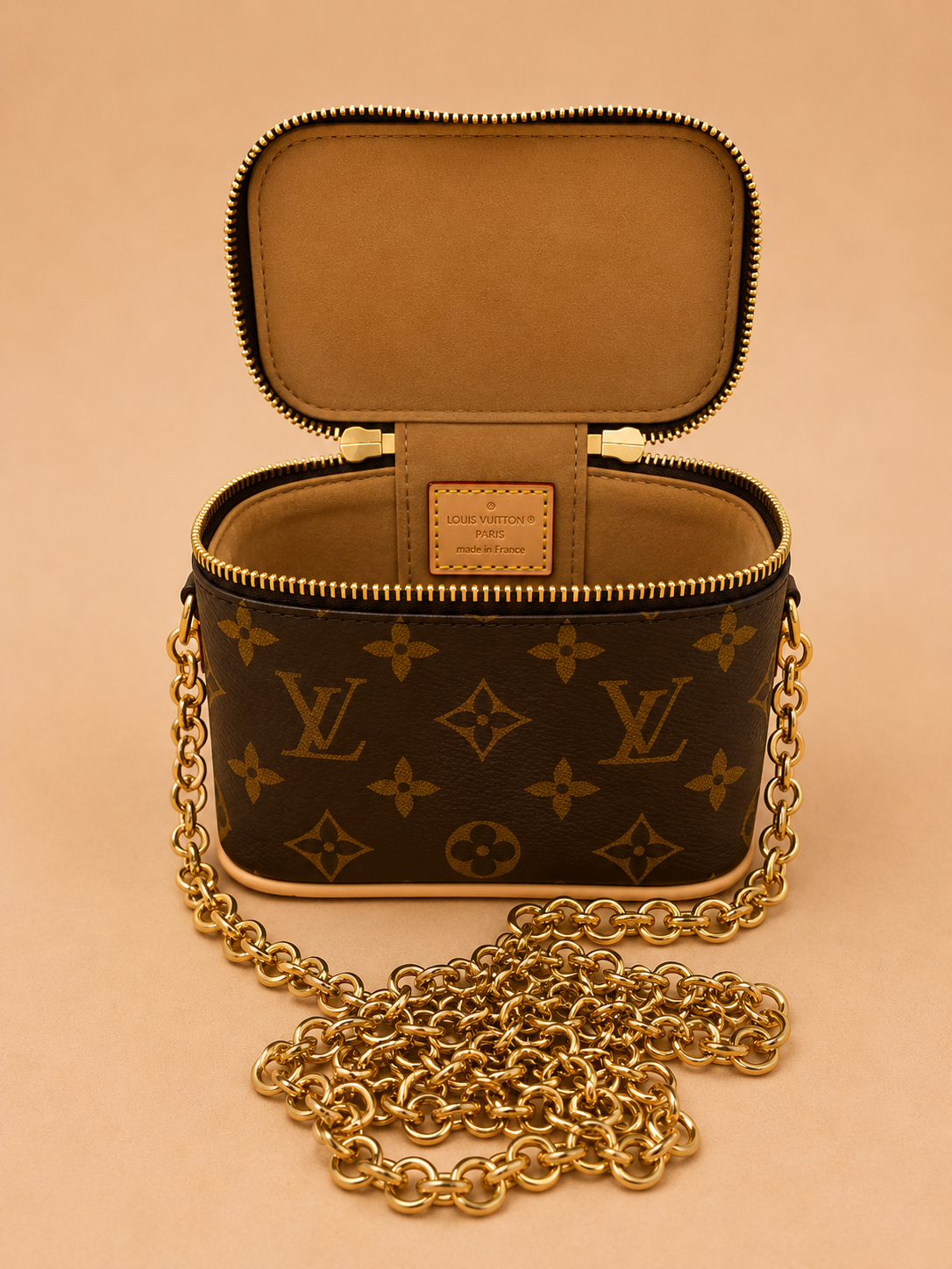 حقيبة مستحضرات التجميل LV PM — Marron  — 3