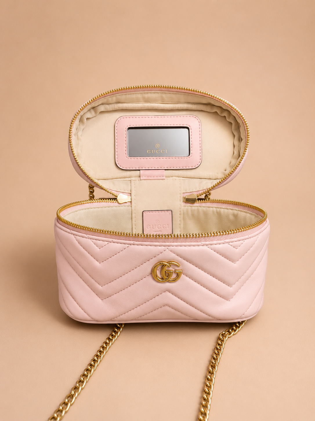 Gucci GG marmont  vanity  — Rose claire  — 3