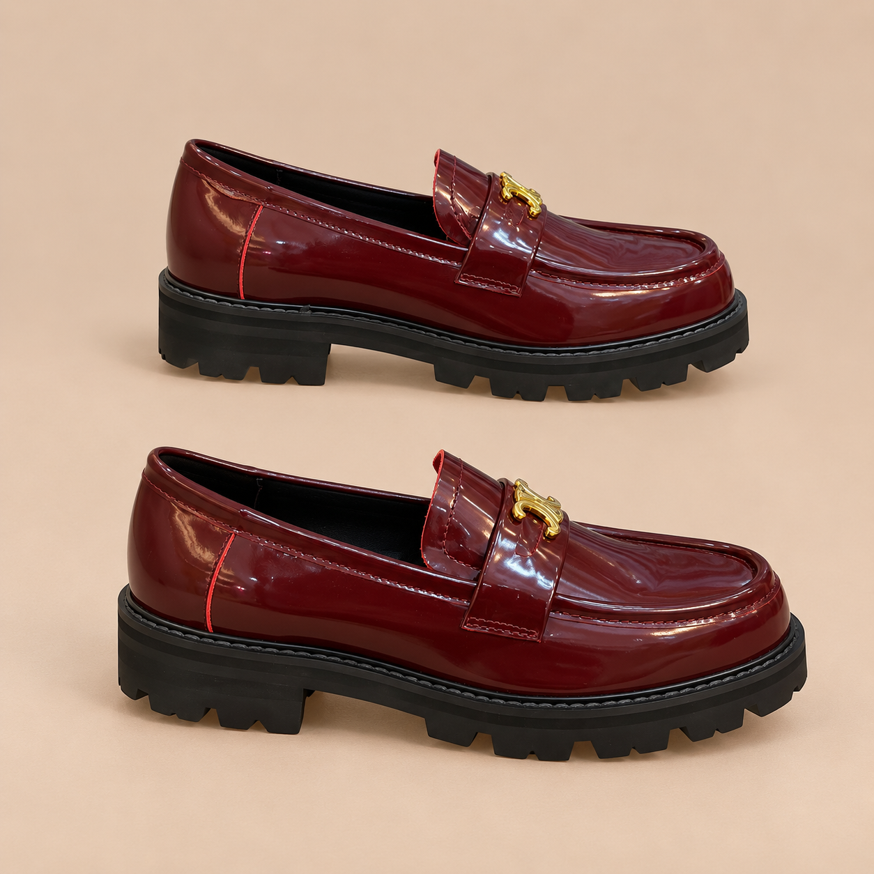 Celine moccasin — Bordeaux — 3