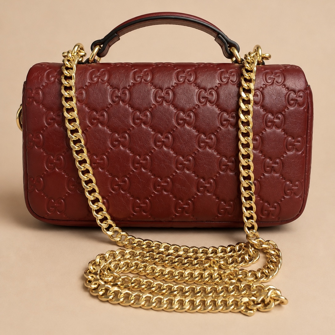 Gucci Milano GG monogram pm — Bordeaux — 2