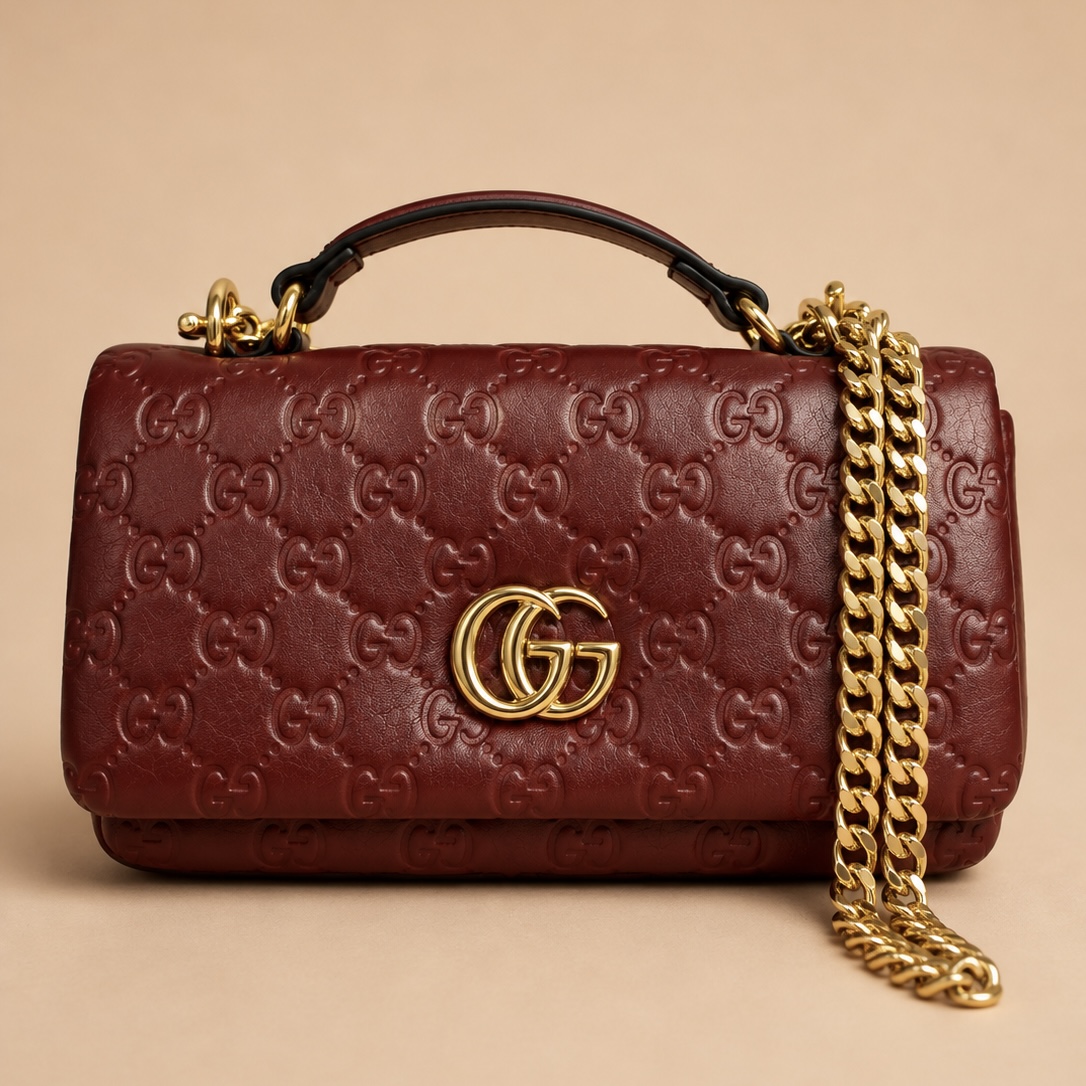 Gucci Milano GG monogram pm — Bordeaux