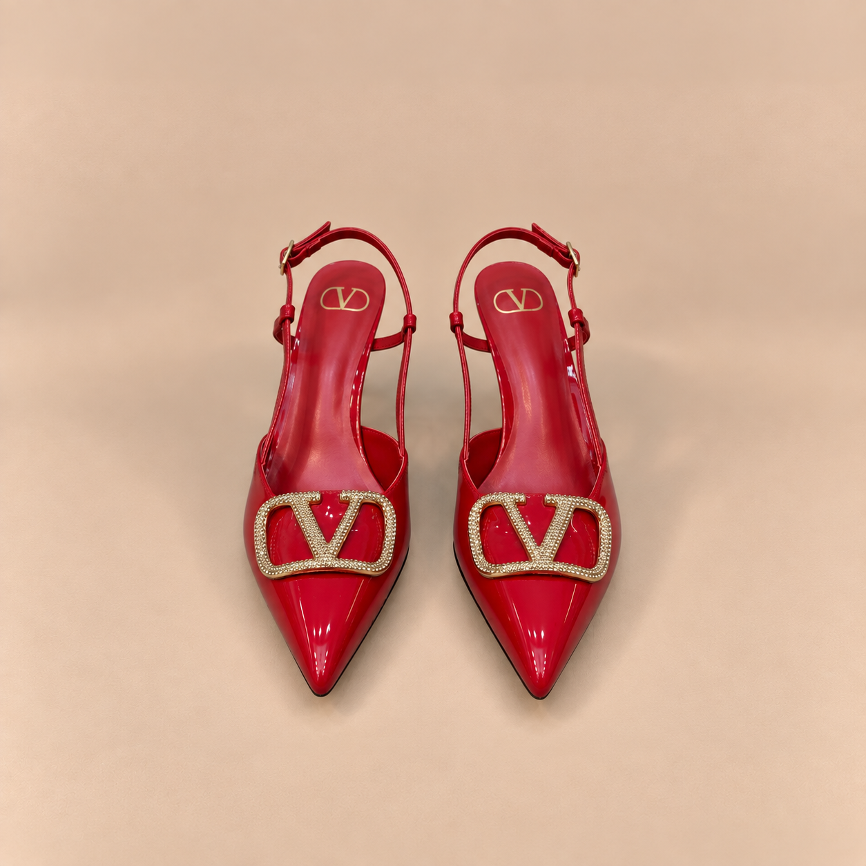 Valentino slingbacks — Rouge