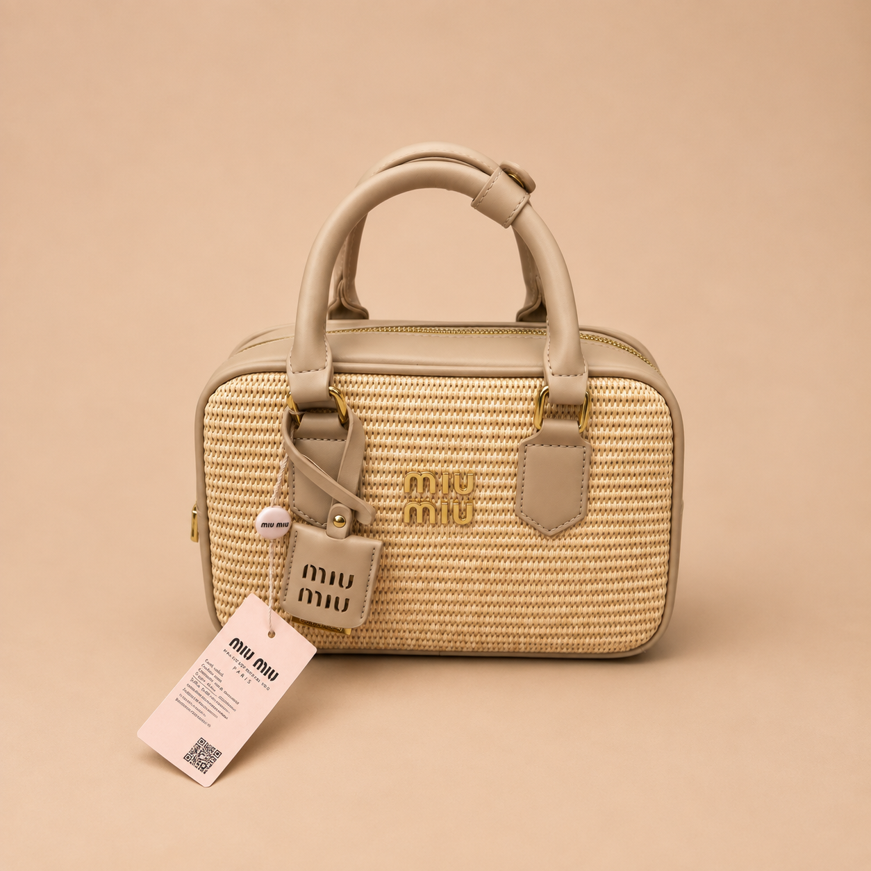MIU MIU WICKER BOWLING