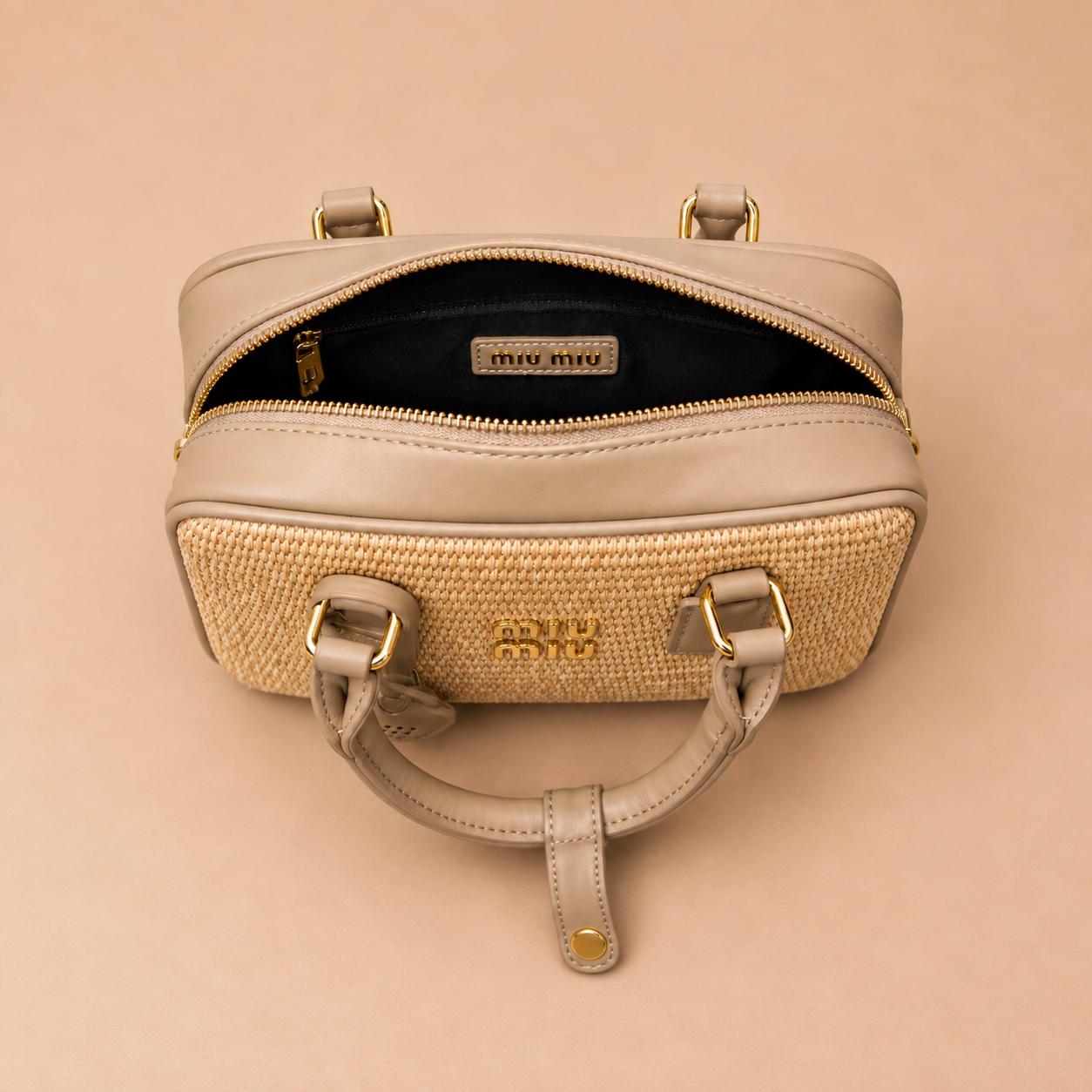 MIU MIU WICKER BOWLING — 2