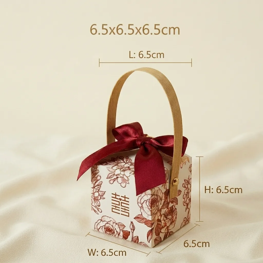 Candy Box Pita Ukuran 6.5x6.5x6.5 CM