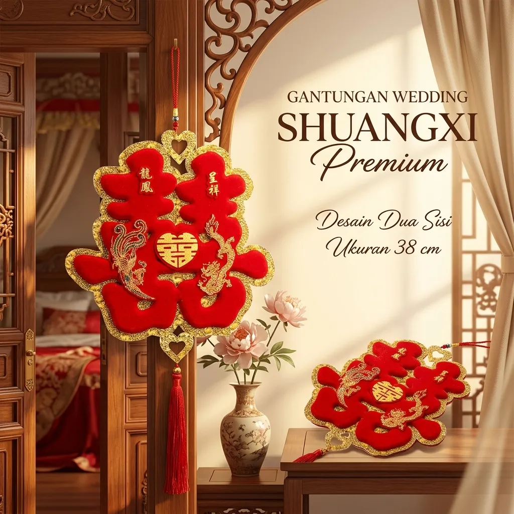 Gantungan Shuangxi 3D busa