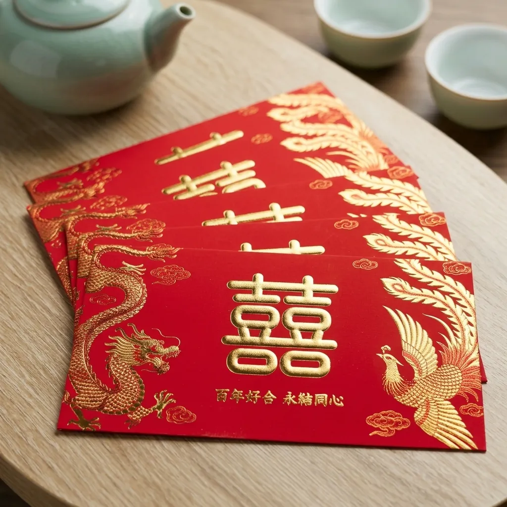 Ampao Shuangxi merah biasa isi 6 lbr