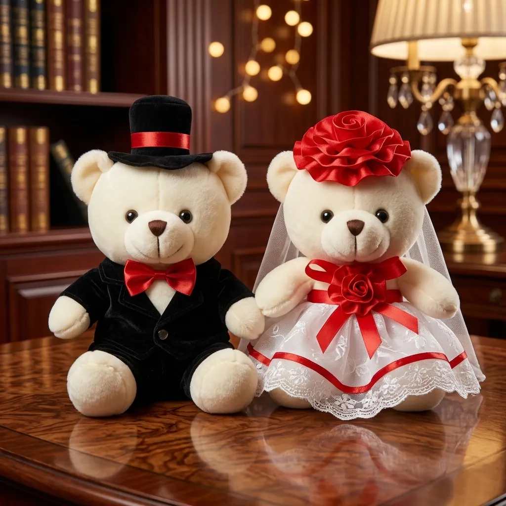 Boneka Teddy Bear Mini Couple Mini 20 cm