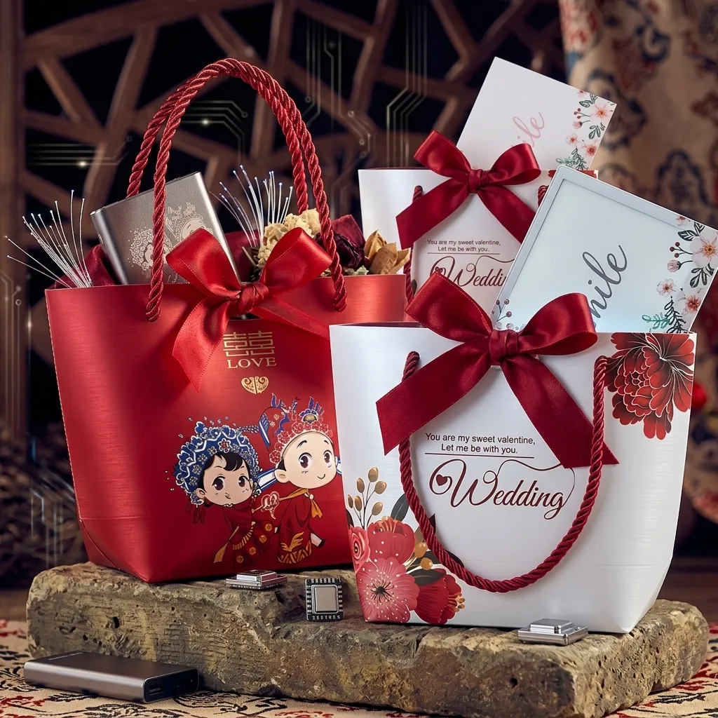 Hampers Kertas Bunga & Couple 37x 24x11