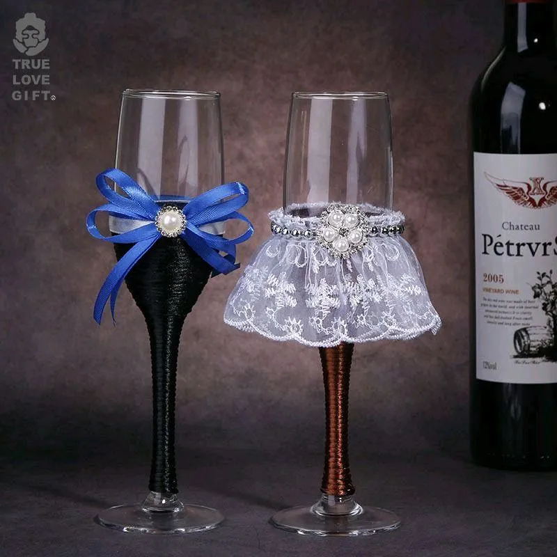 Gelas Wine Wedding Sepasang