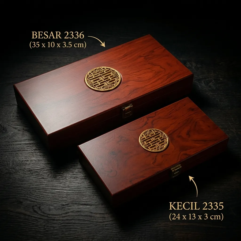 Kotak Emas Batangan 24x12x3 Cm