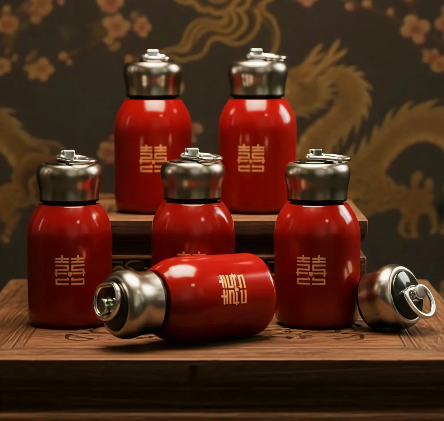 Thumbler Merah Shuang xi