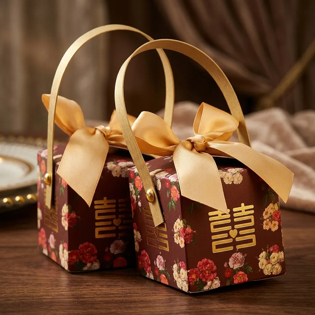 Candy Box Shuang Xi Bunga 6.5 cm