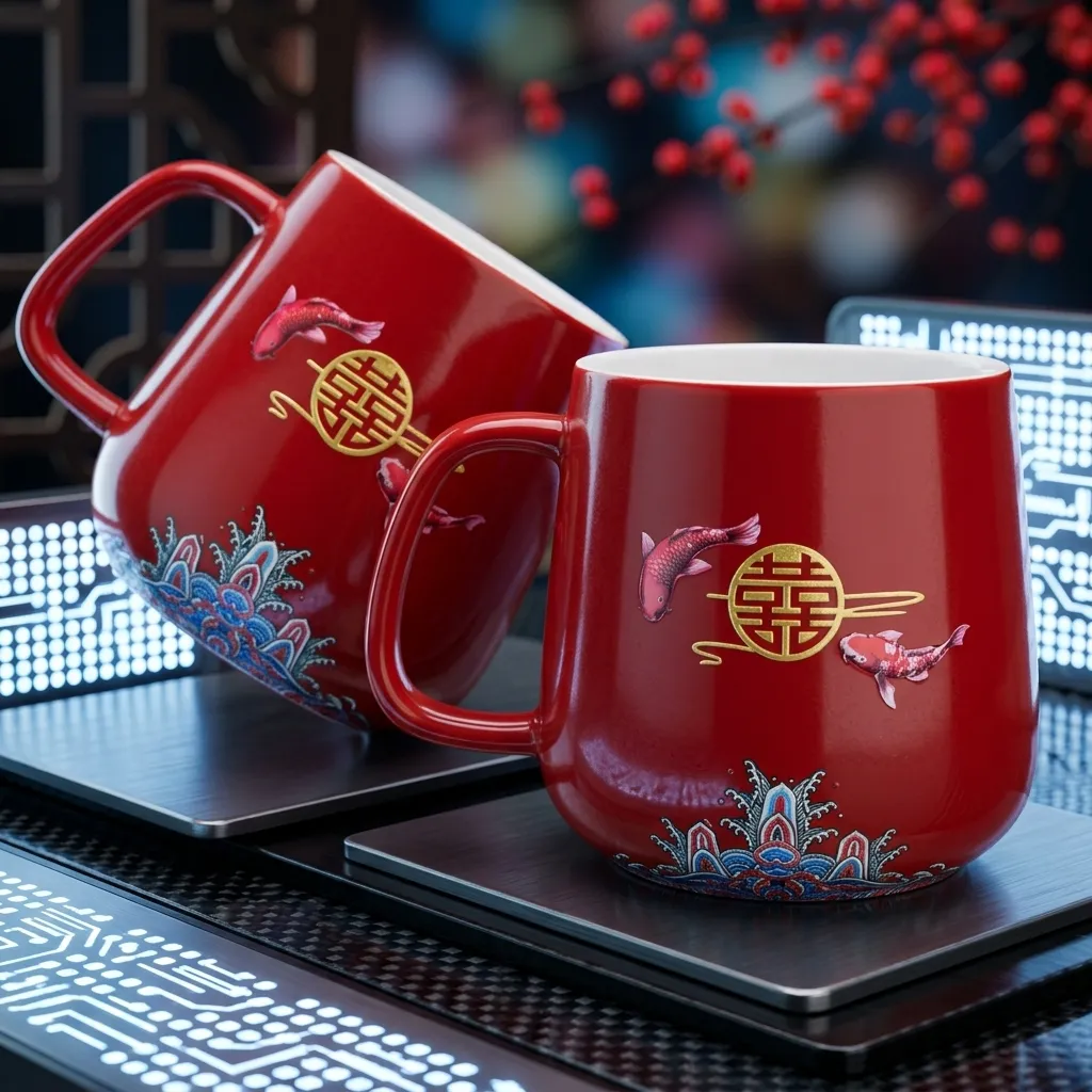 Mug Keramik Ikan Koil