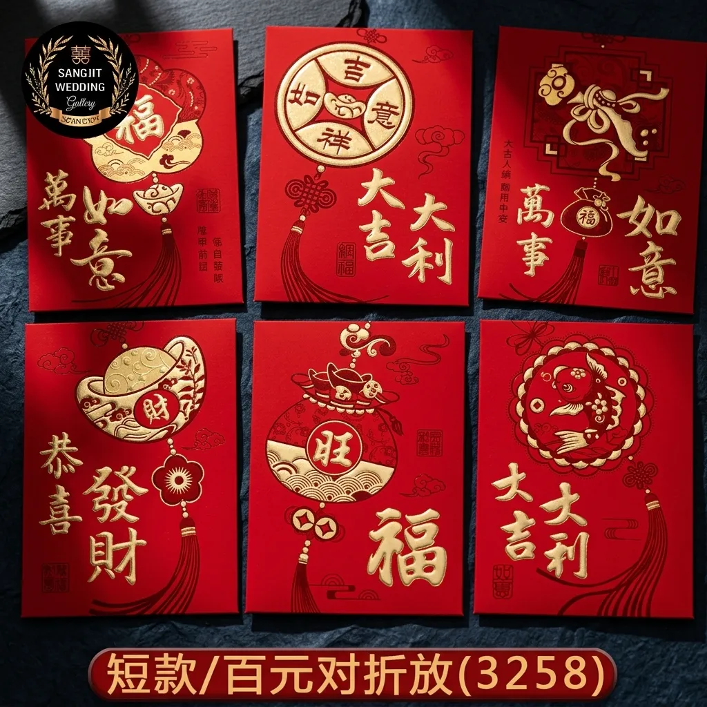Ampao Imlek Murah Pendek Isi 6 Lbr