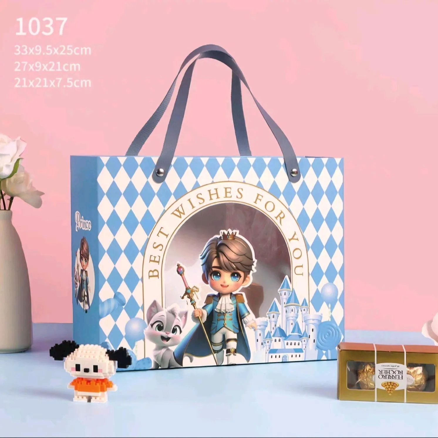Hampers Ulang Tahun Princes Pink 27x21x9cm