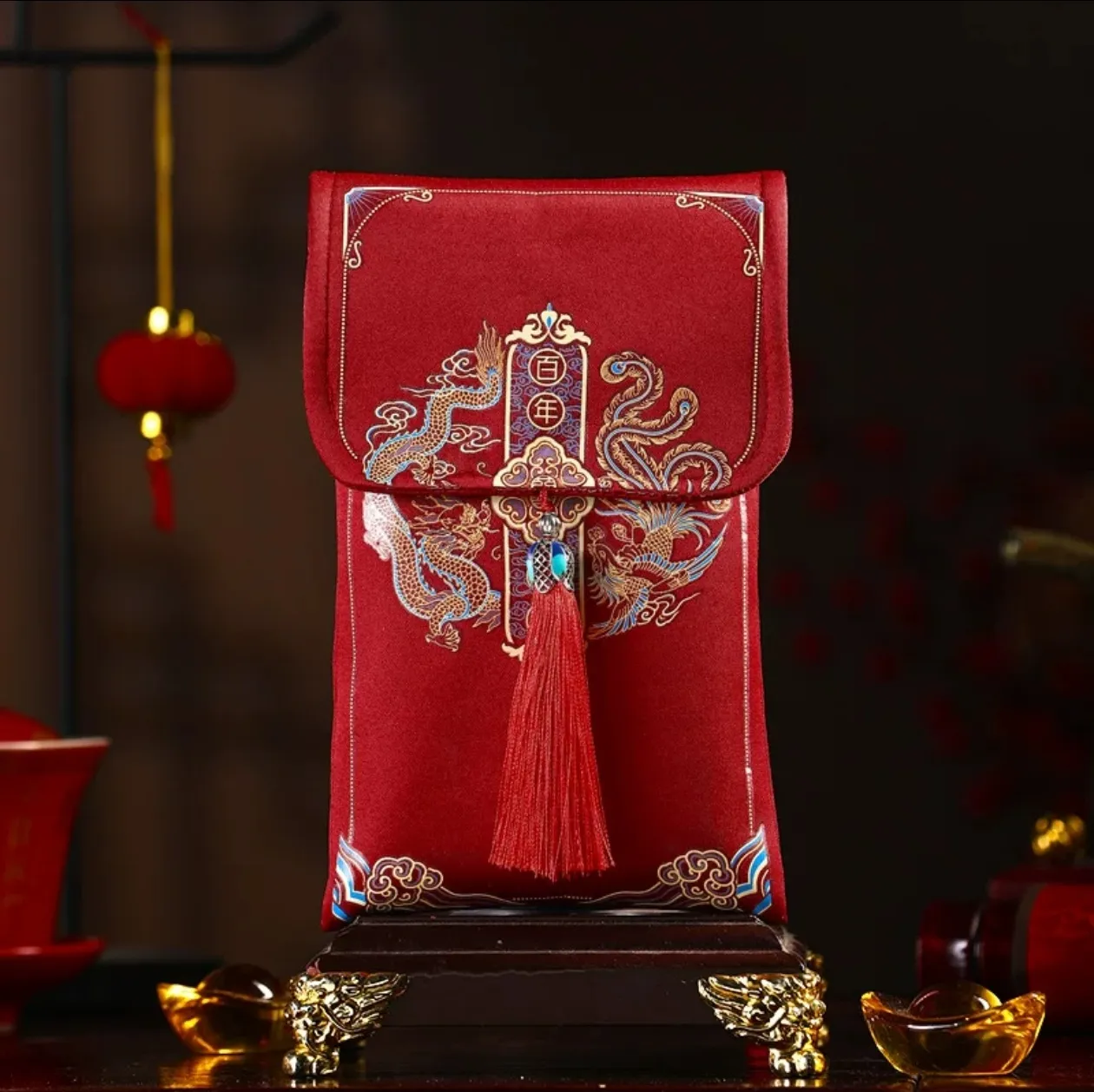Ampao Dompet kain Shuangxi Mutiara