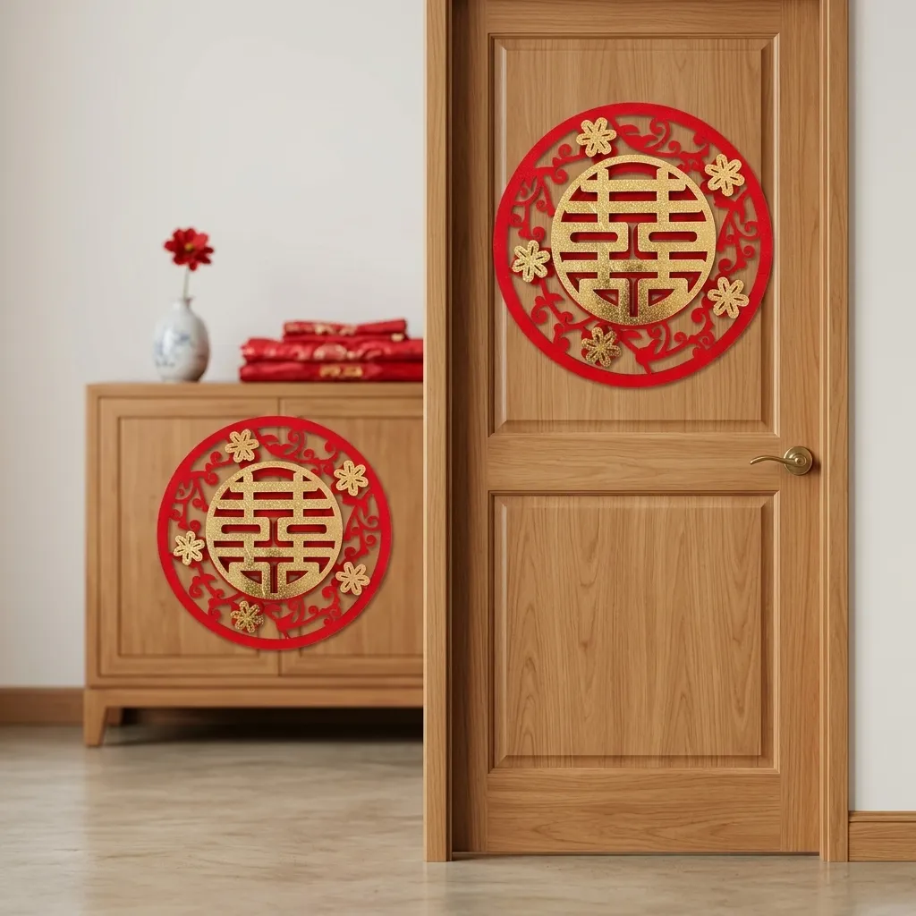 Tempelan Pintu Shiang XI 3 D 28 Cm