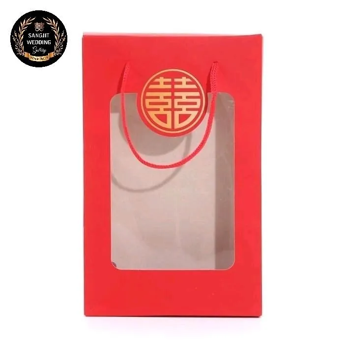 Kotak Handuk Glosy Hati Ukuran12x21x4 Cm