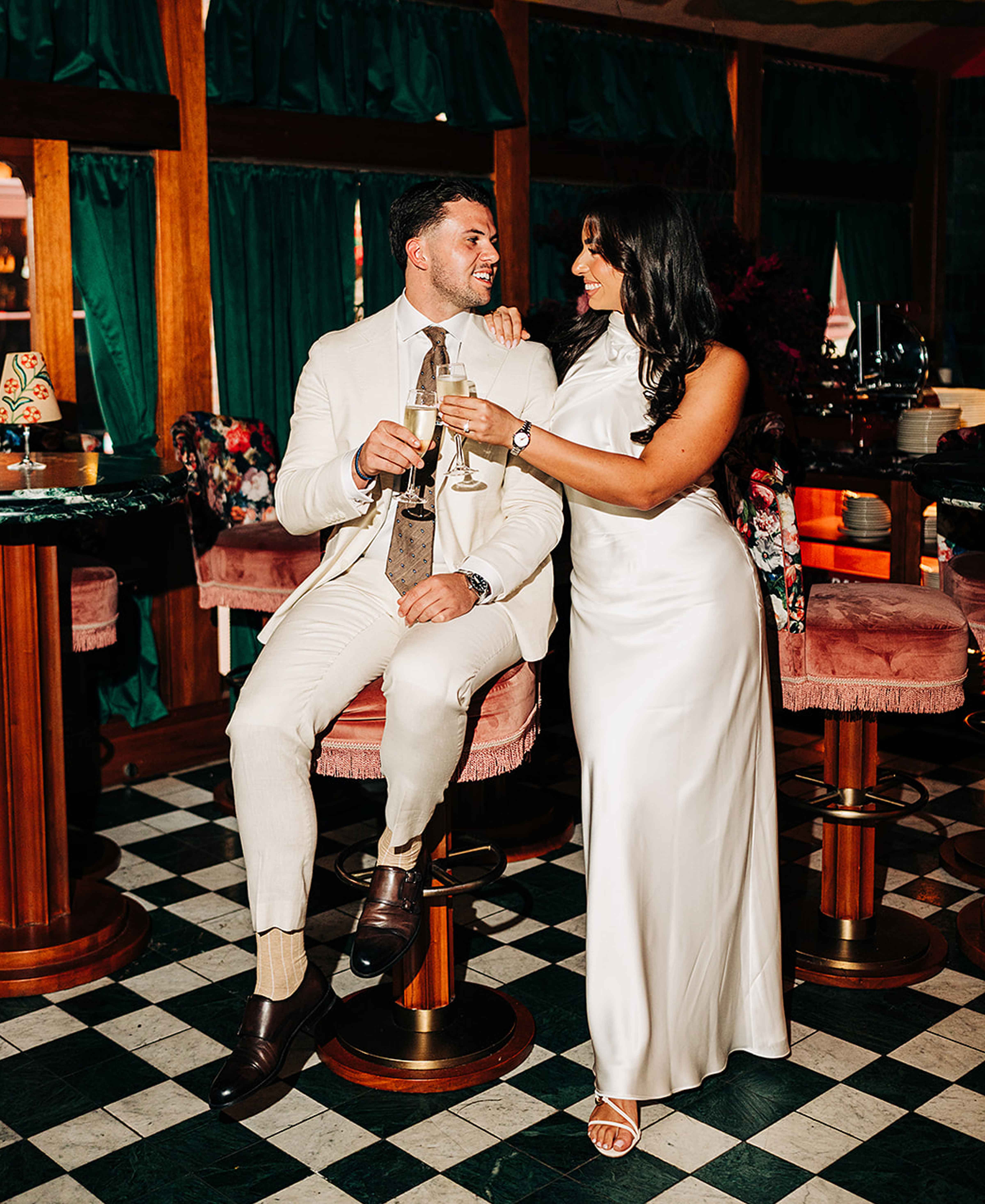 Real Bride Lily | A Modern Engagement Look by Sani 2