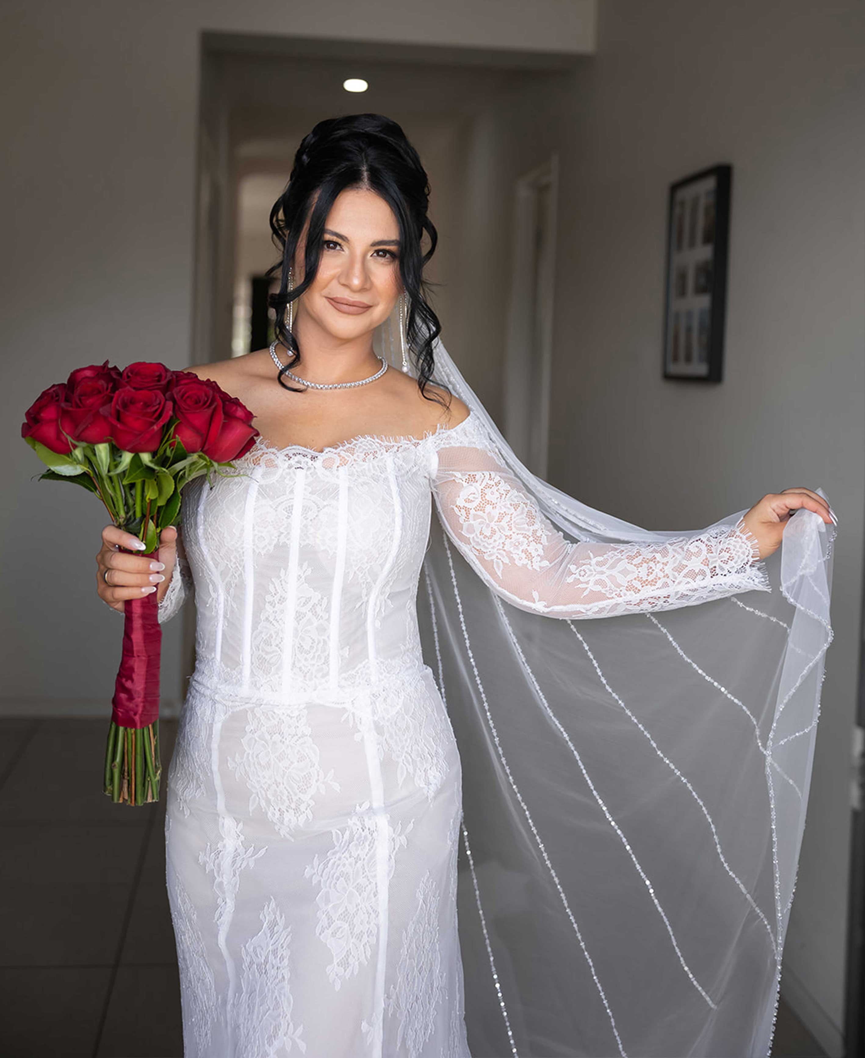 Real Bride Christina | A Stunning Bridal Look by Sani 2