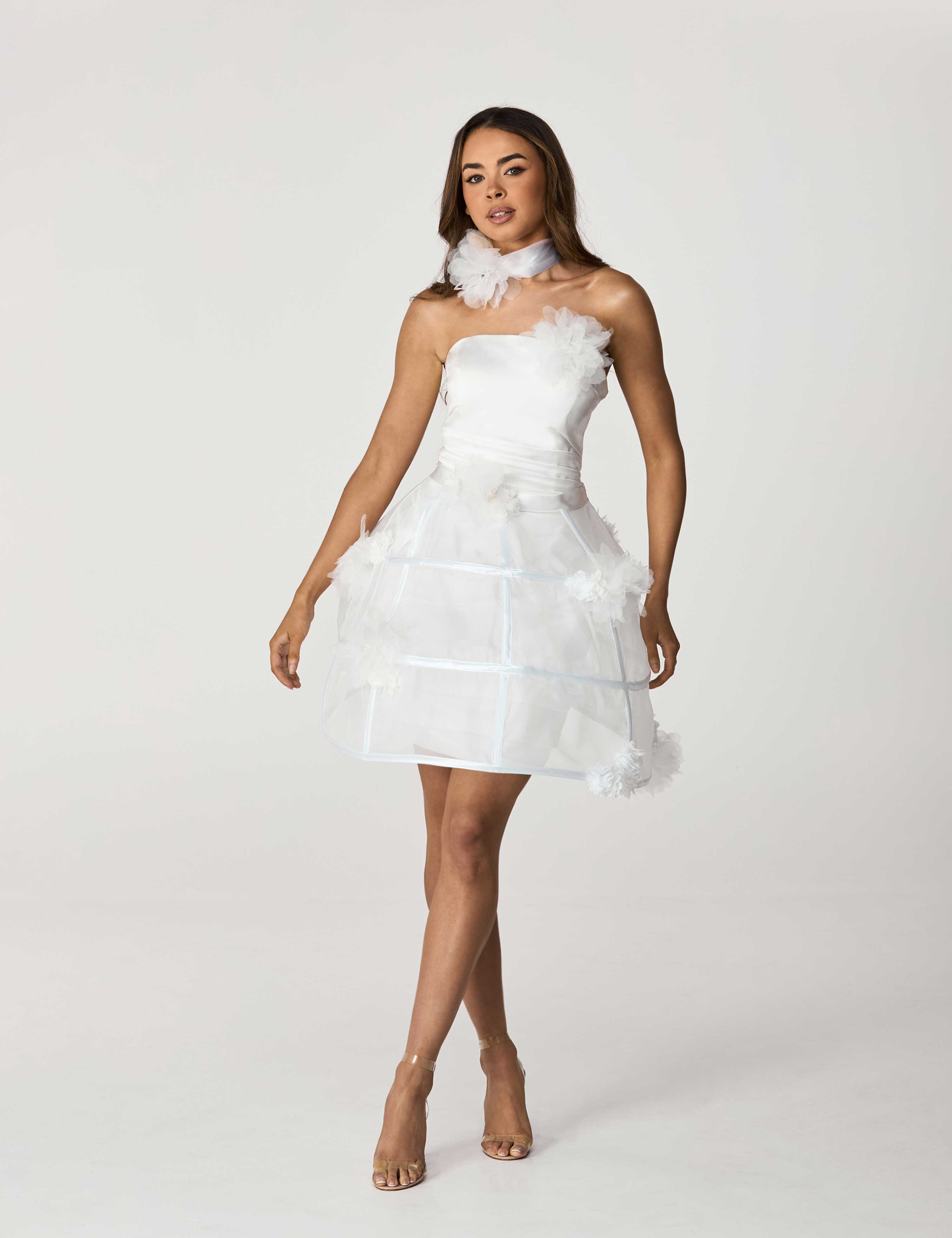 Fleur | Short Wedding Dress with Puff Skirt