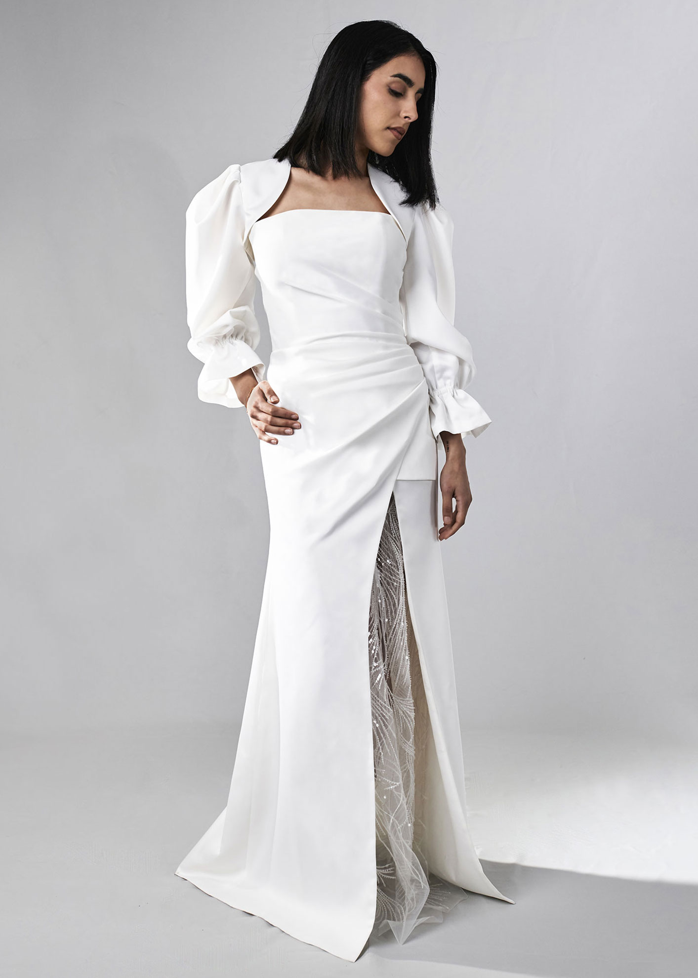 Aurora| Modern Bridal Gown with a Chic Touch