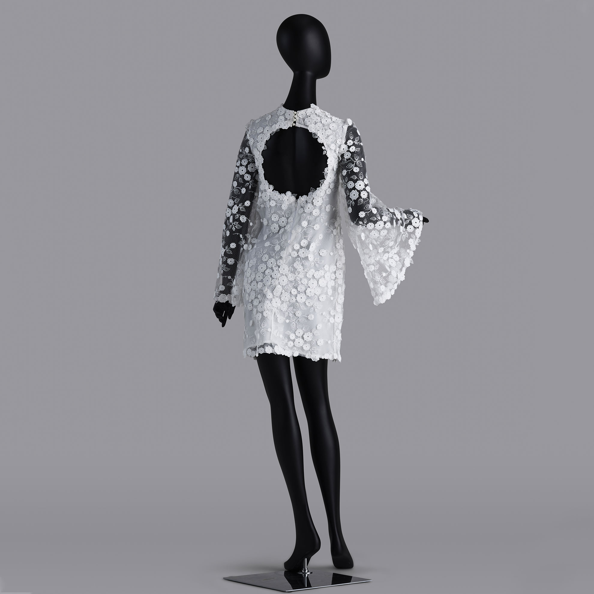 Serenity |Modern & Short Wedding Dress 2