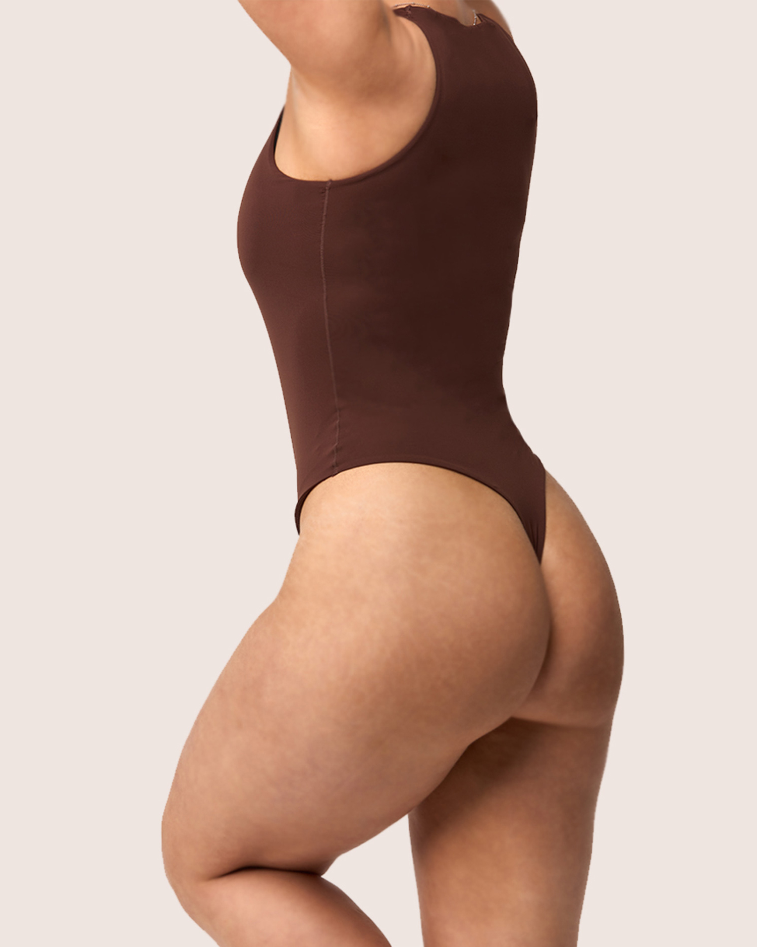 High Neck Bodysuit - Thong Back Design 6
