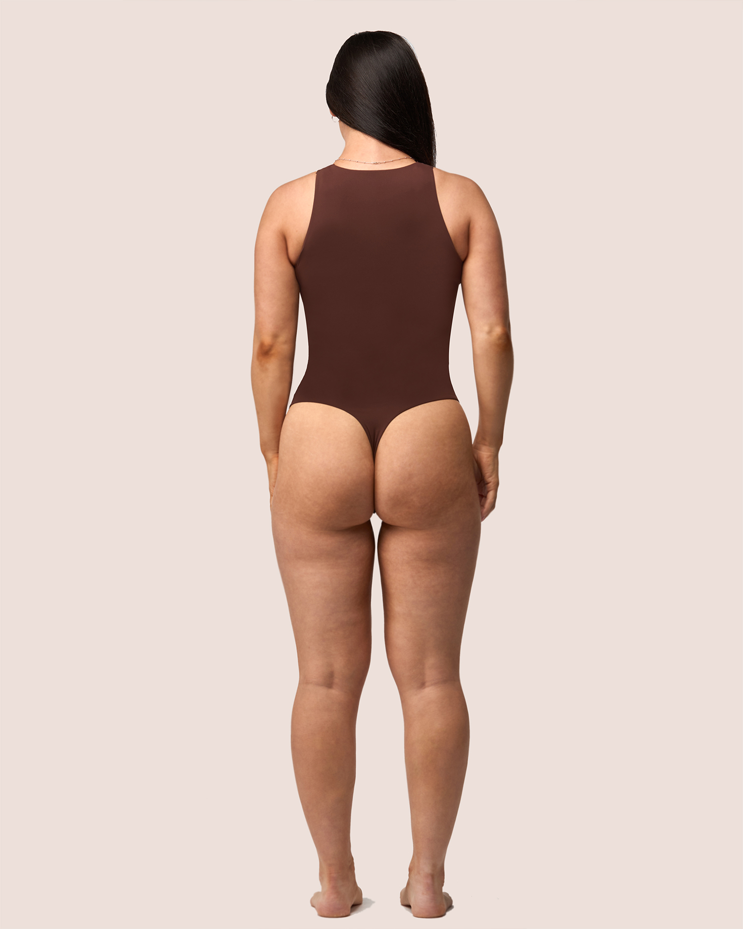 High Neck Bodysuit - Thong Back Design 8