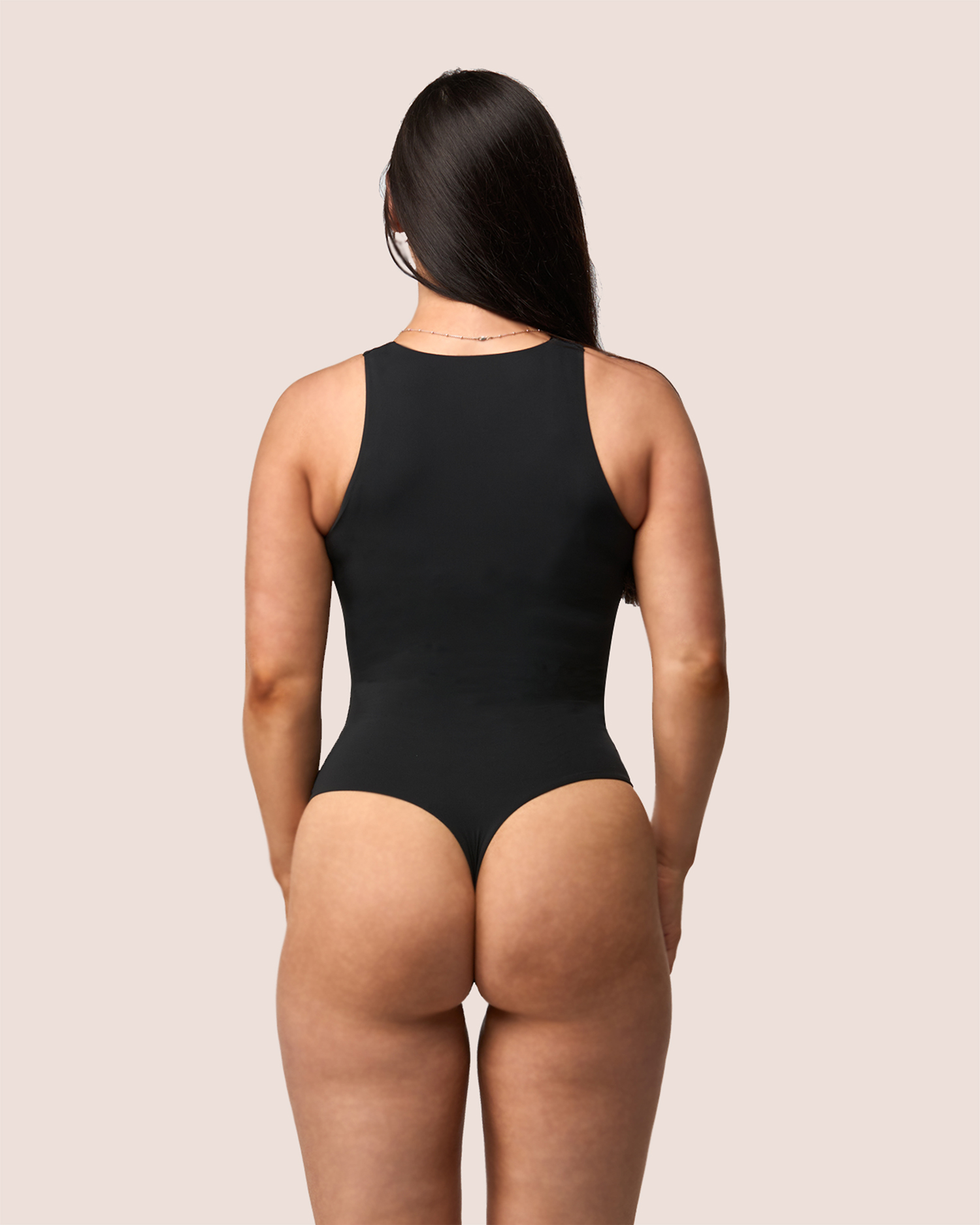 High Neck Bodysuit - Thong Back Design 2