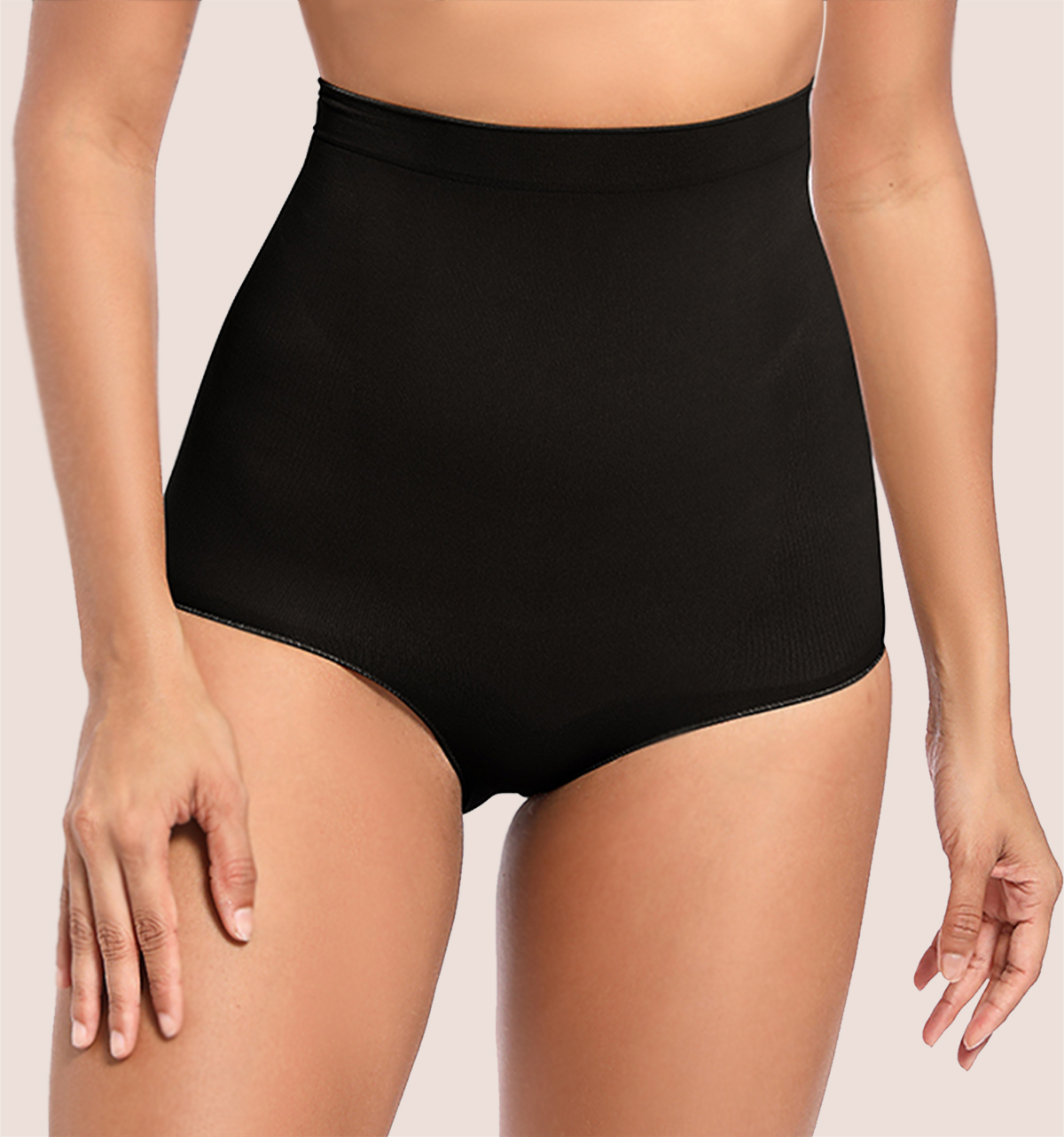 High-Waisted Seamless Brief Shorts 4