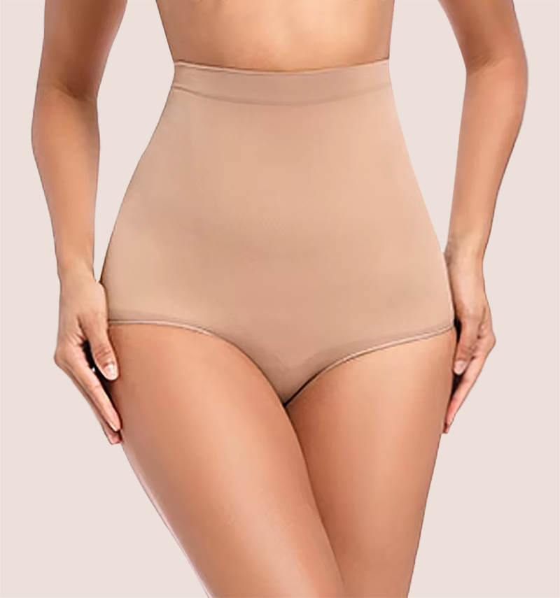 High-Waisted Seamless Brief Shorts 7
