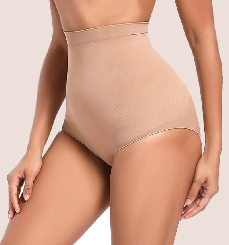 High-Waisted Seamless Brief Shorts 2