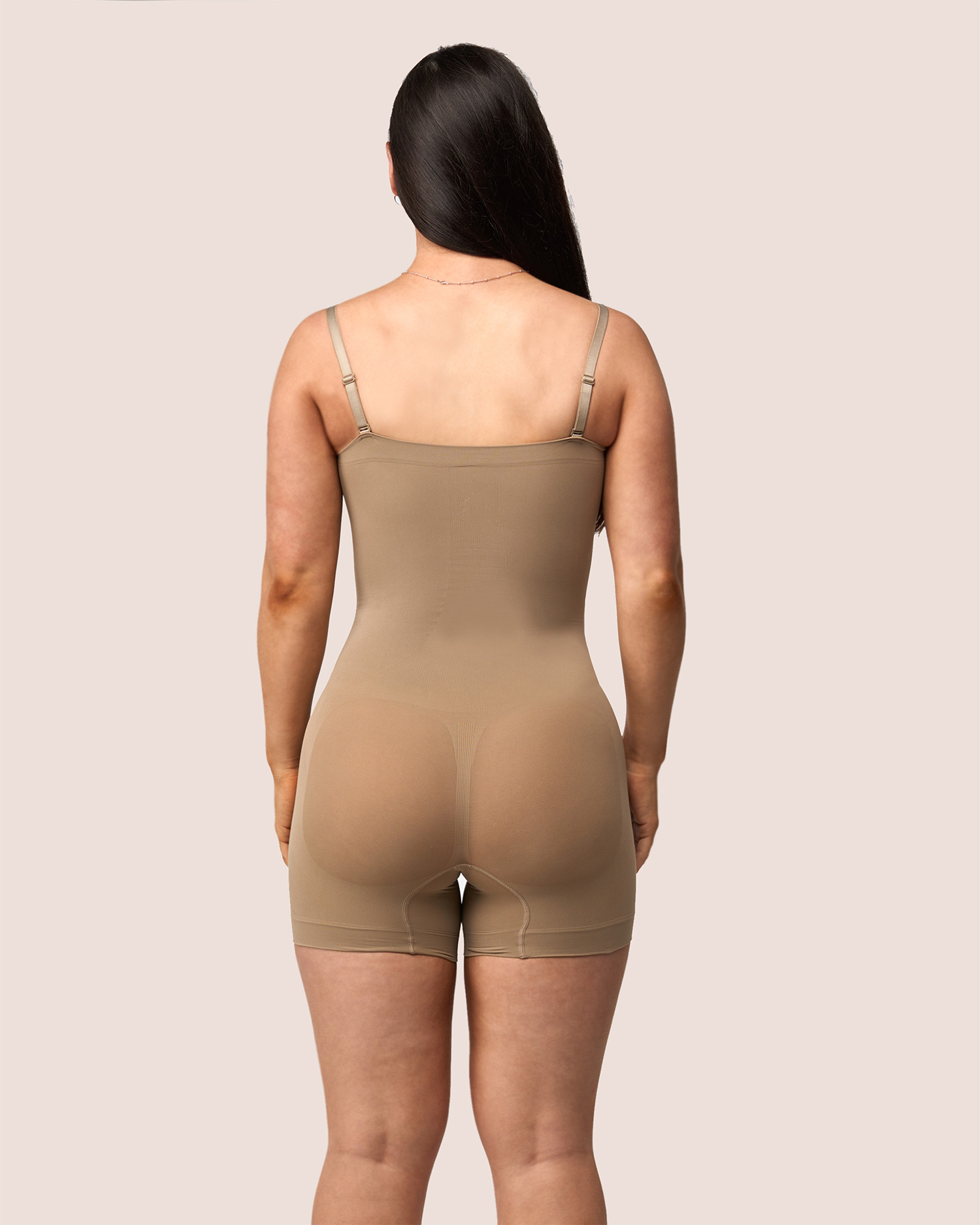 Seamless Shaping Mid-Thigh Bodysuit – Strapless Design 7