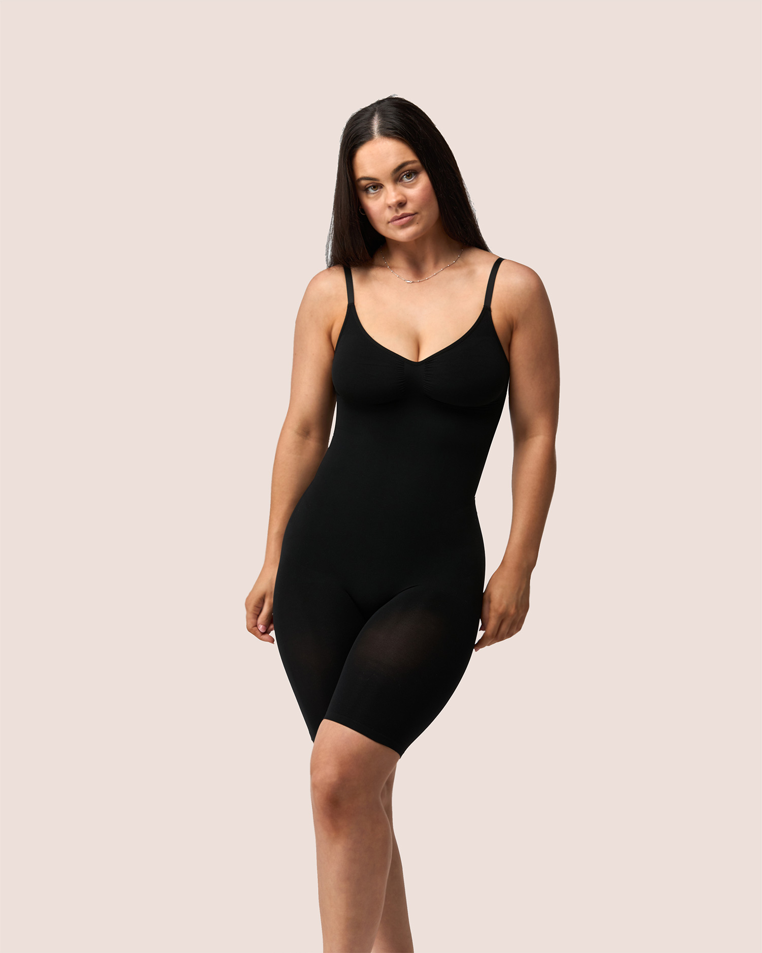 Seamless Shaping Mid-Thigh Bodysuit 3
