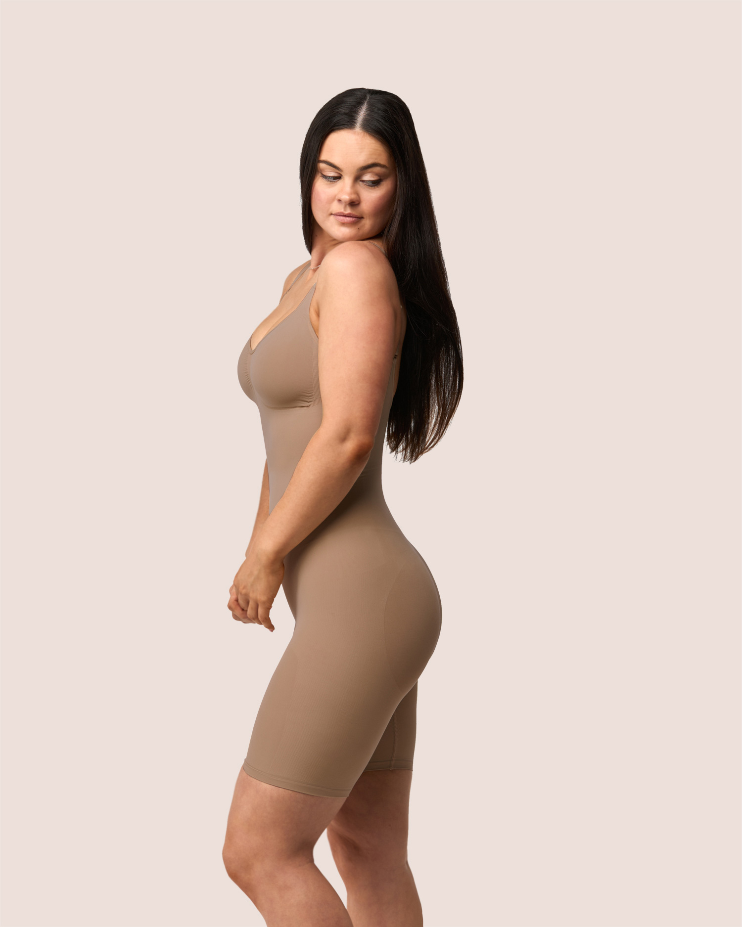Seamless Shaping Mid-Thigh Bodysuit 8