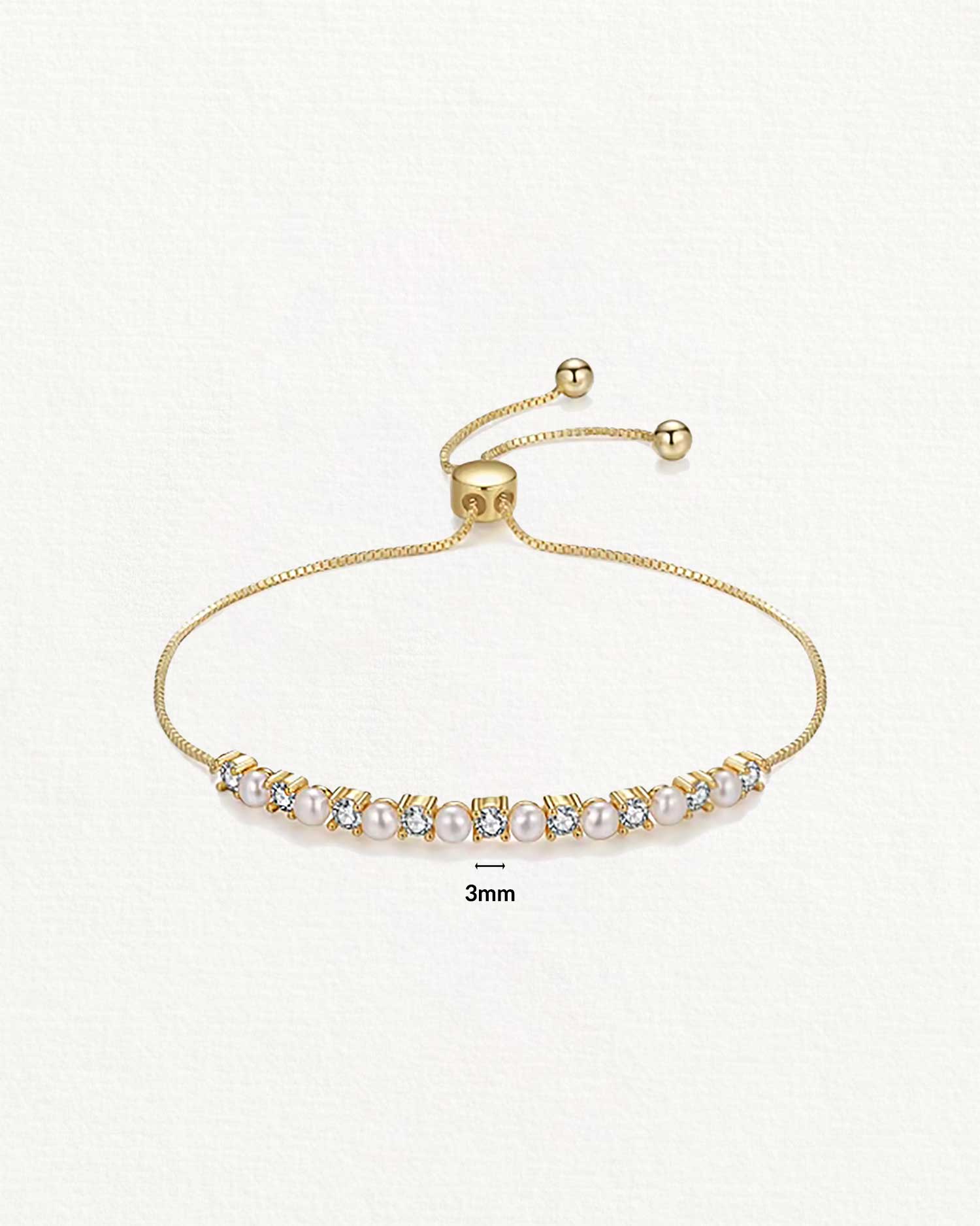 Aurelia – Freshwater Pearl & Zircon Bracelet 3