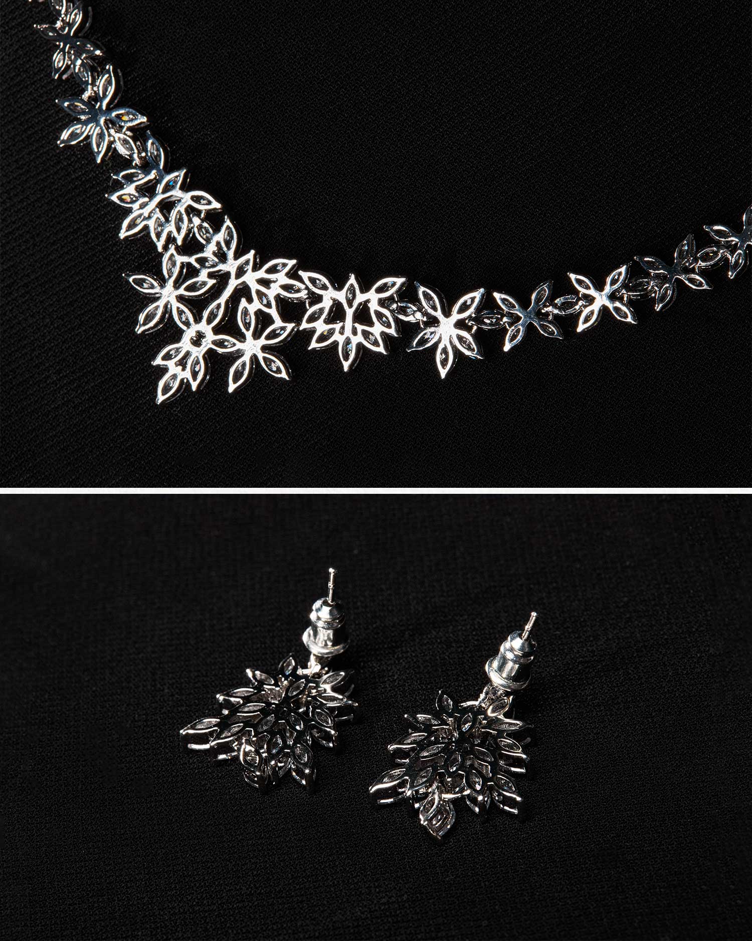 Eloura – Flower Zircon Bridal Set 5