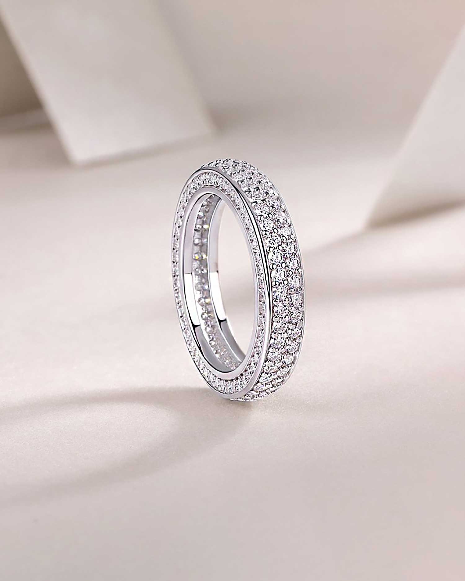 Eterna – Moissanite Silver Ring 2