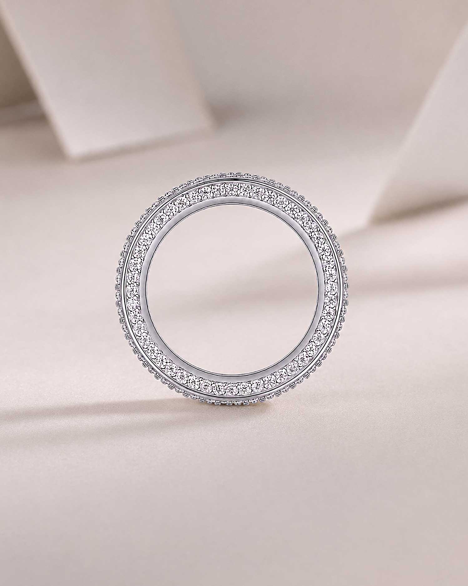 Eterna – Moissanite Silver Ring 4