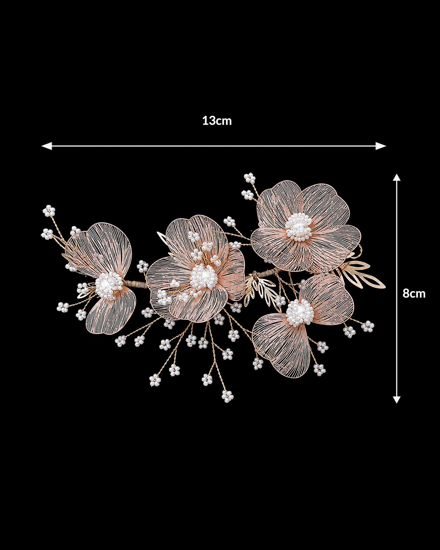 Fiora – Floral Bridal Headpiece 4