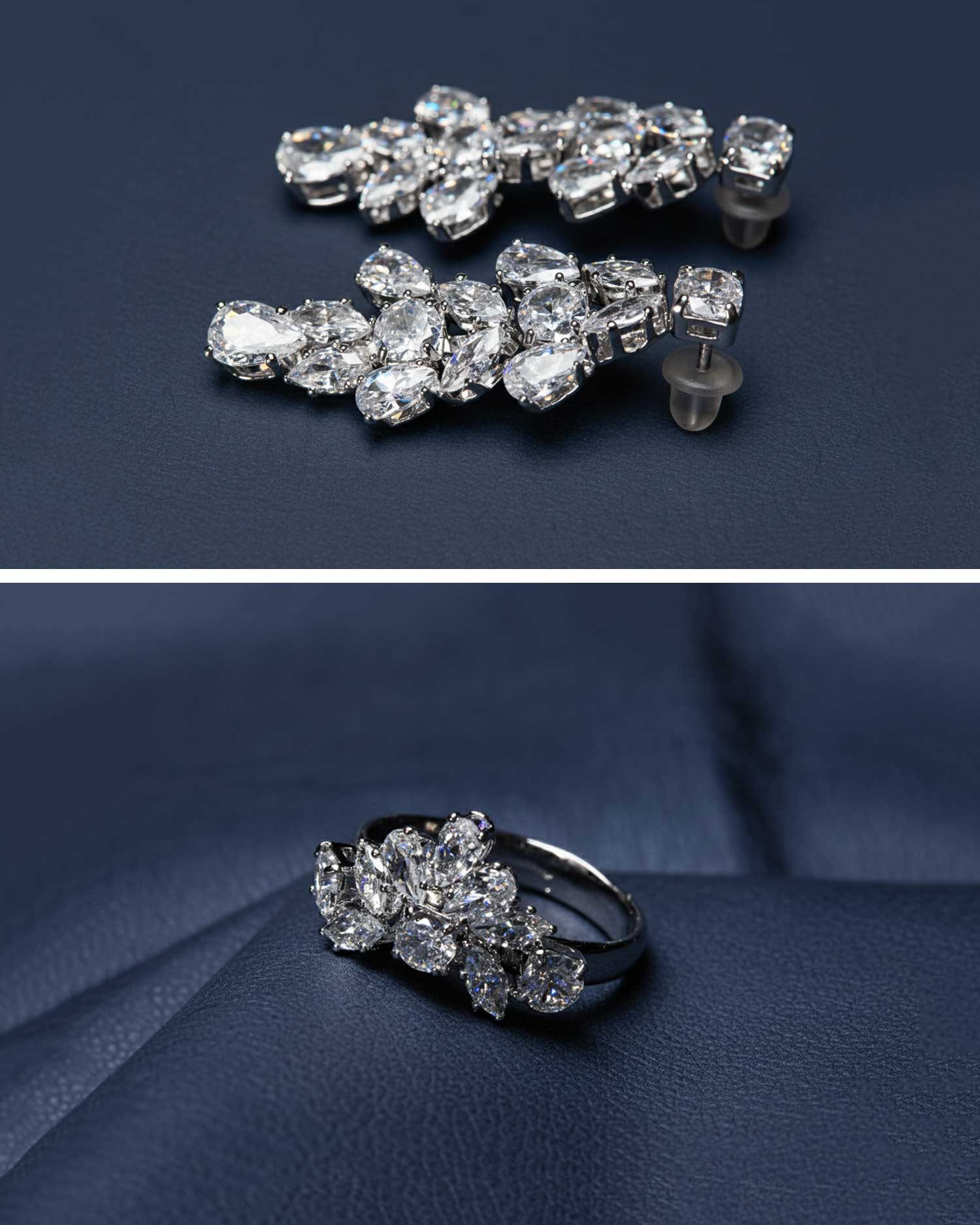 Florette – Floral Zircon Bridal Set 3
