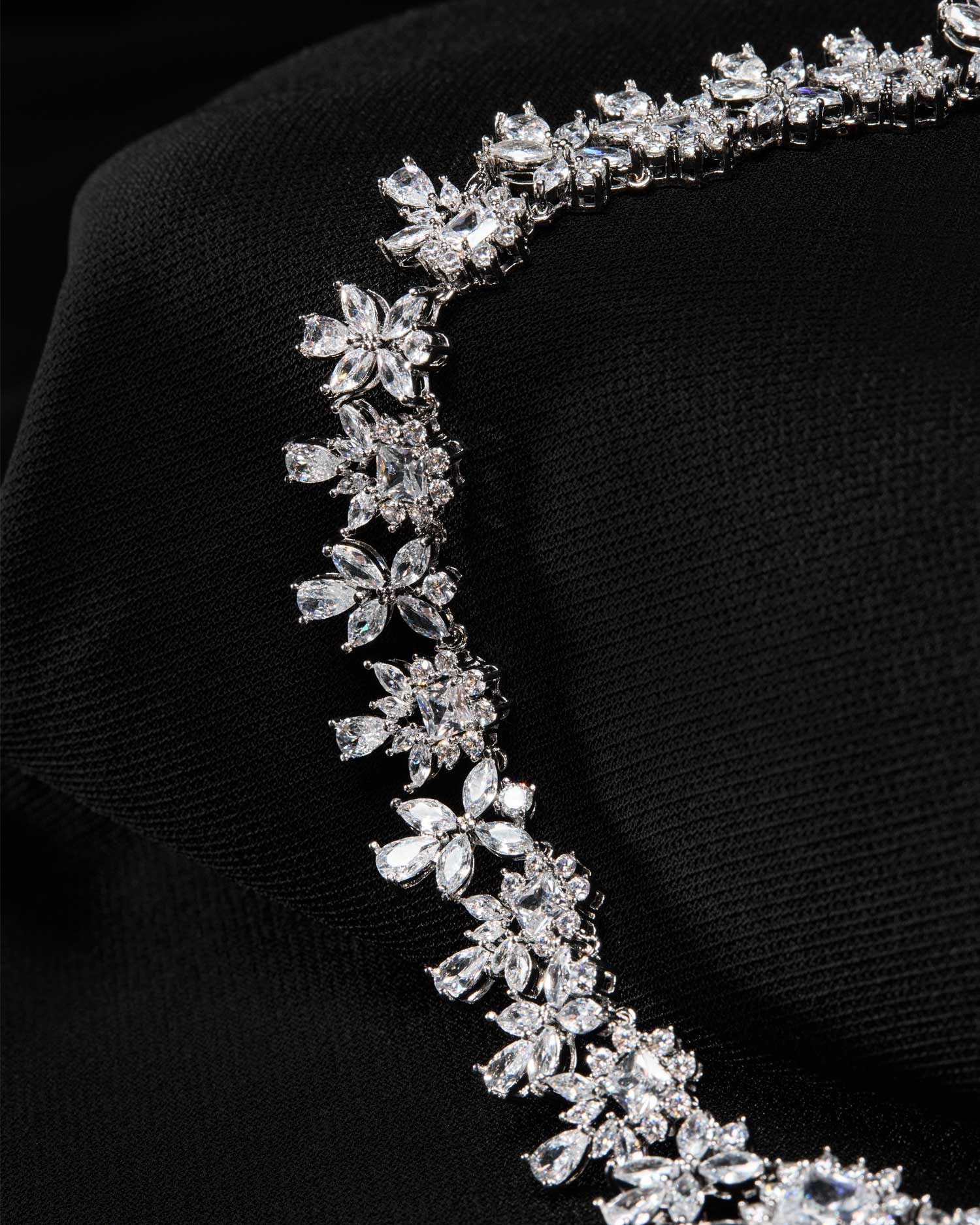Fryna – Floral Zircon Bridal Set 3