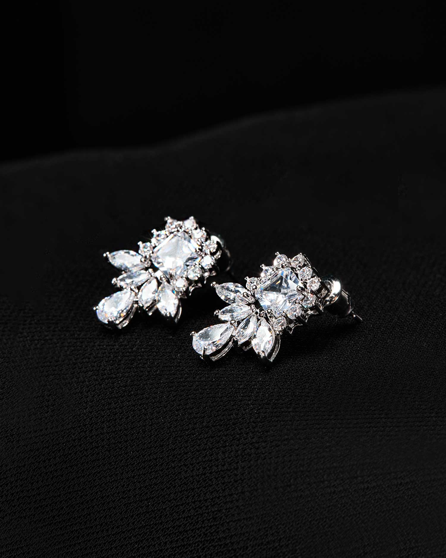 Fryna – Floral Zircon Bridal Set 4