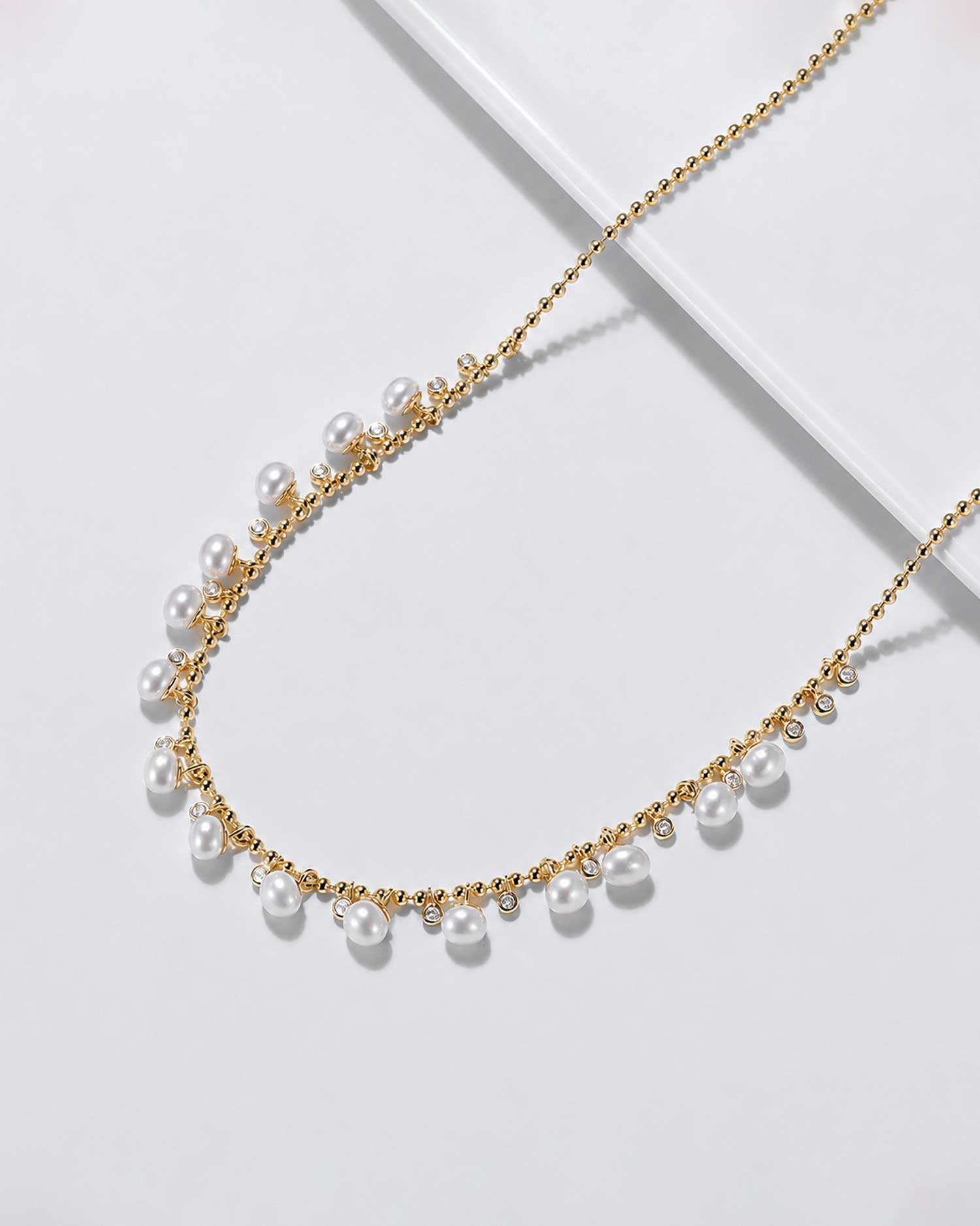 Marielle – Freshwater Pearl Drop Necklace 2