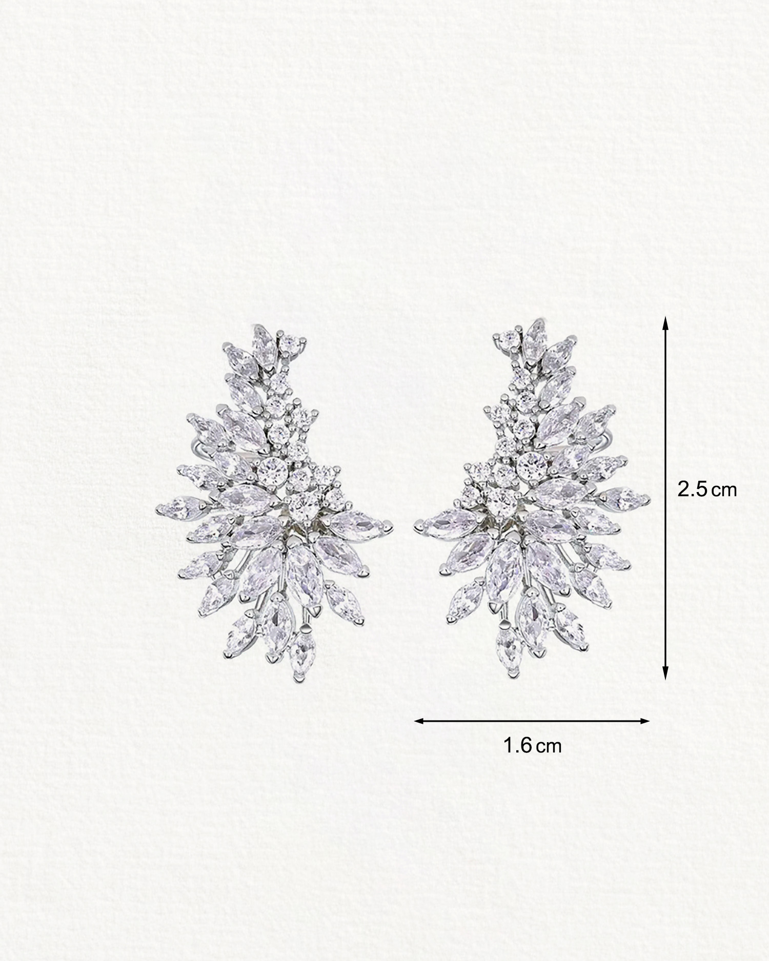 Selvya – Marquise Zircon Stud Earrings 4