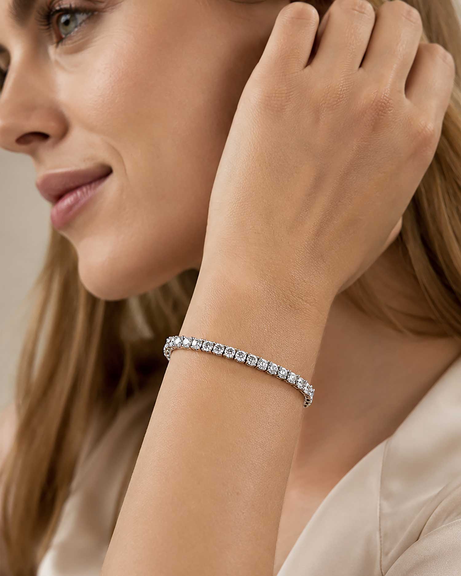 Veyra – 4mm Moissanite Tennis Bracelet